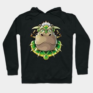 warrior hippo Hoodie